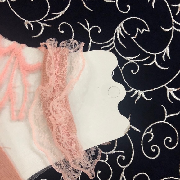 Fancy pink socks with lace - Picture 7 of 7